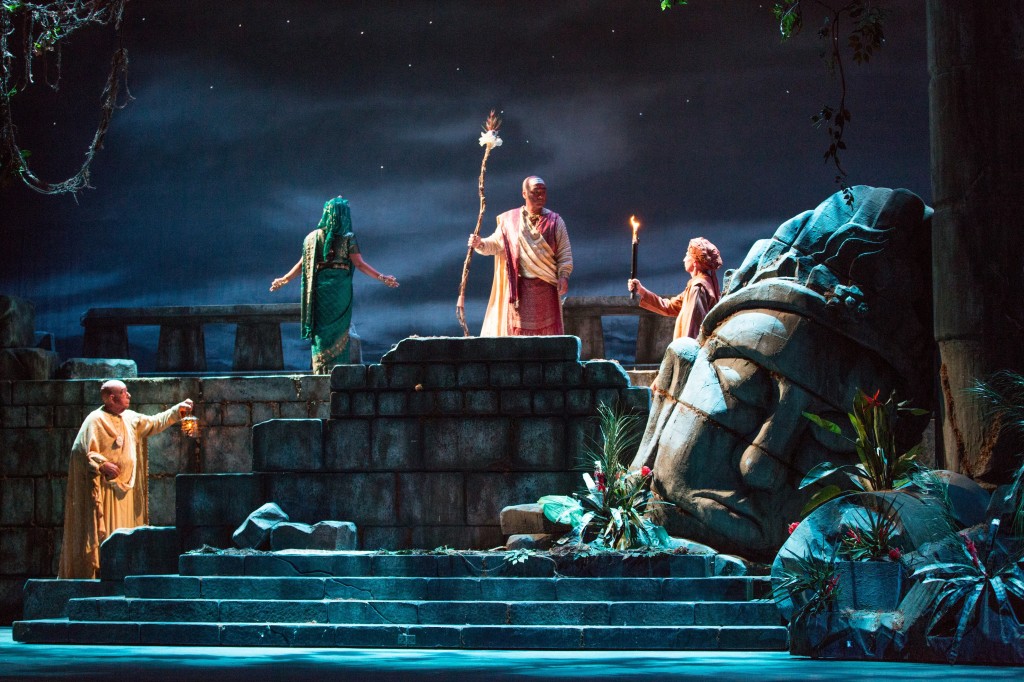 Sarasota Opera's 2013 Winter Season production of Bizet's THE PEARL FISHERS III. Photo by Rod Millington and Sarasota Opera