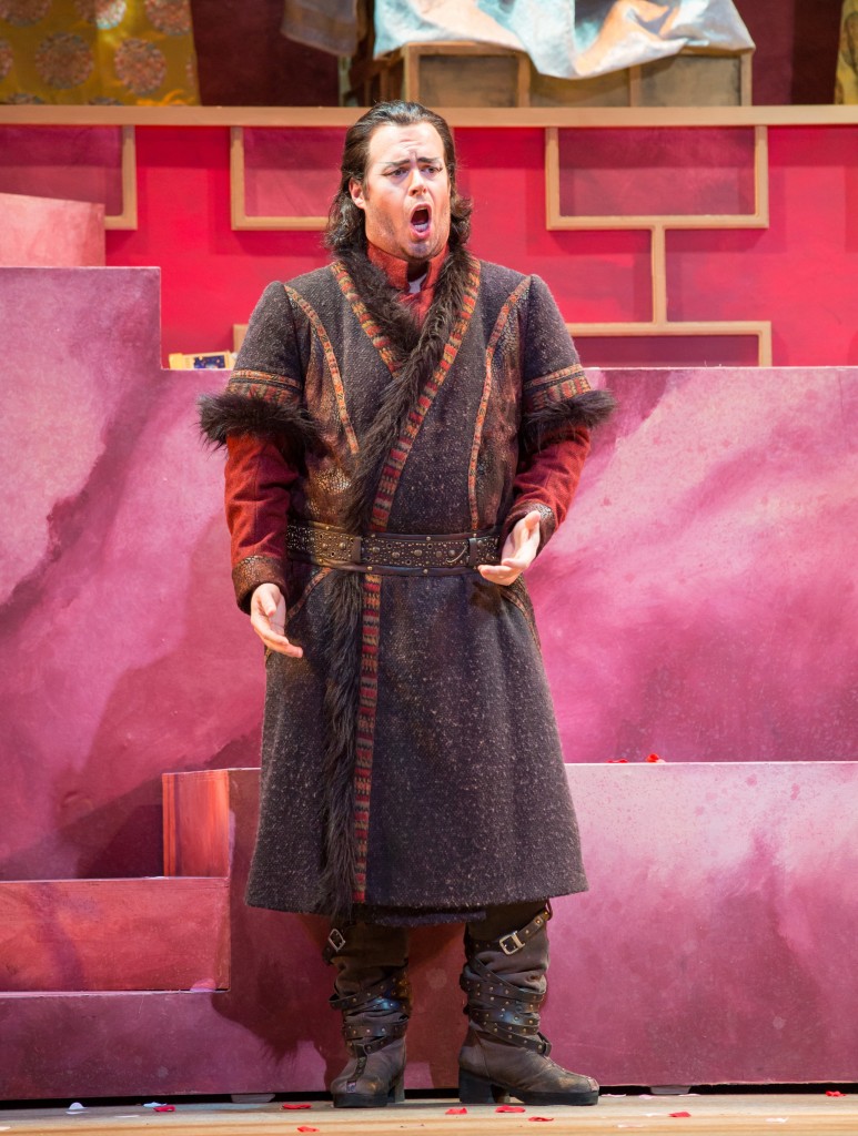 Tenor Jonathan Burton as Calaf.  Photo by Rod Millington and Sarasota Opera